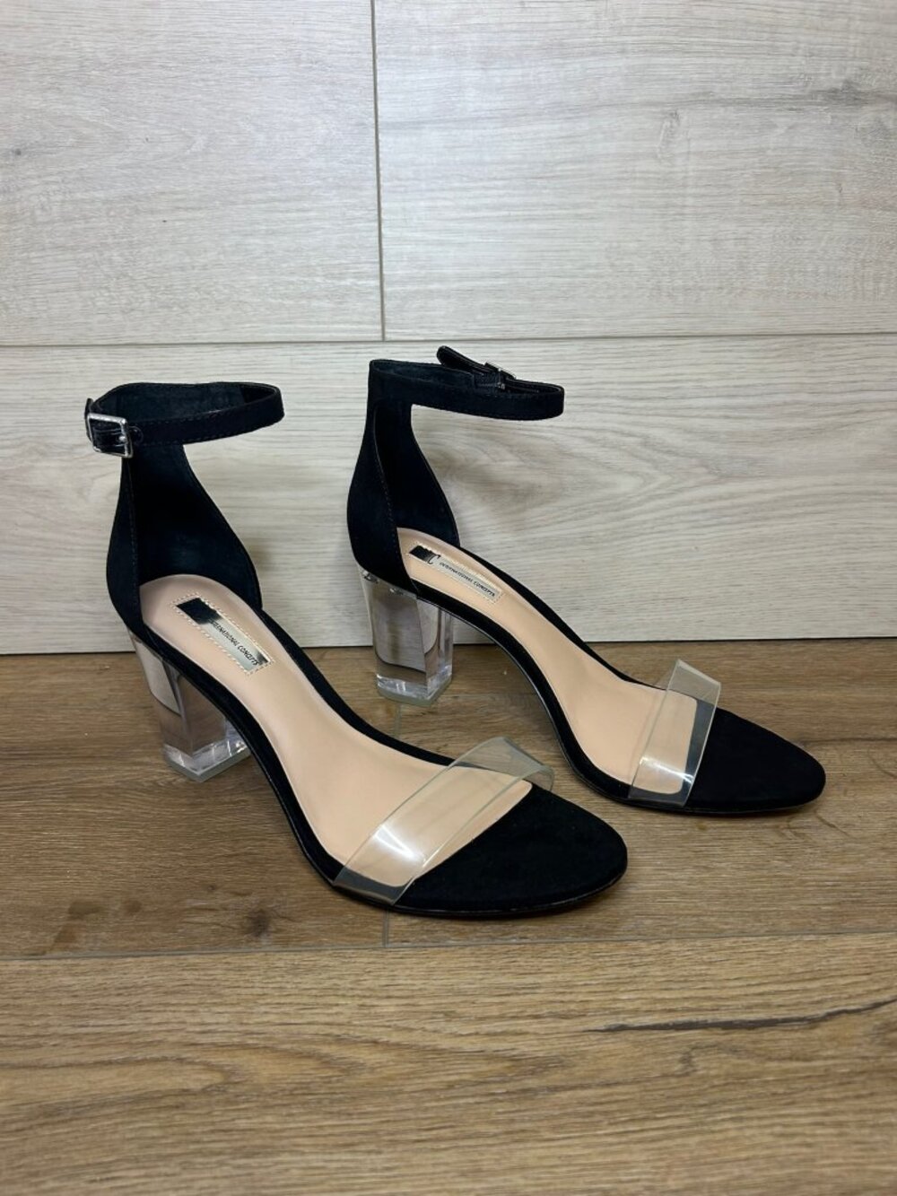 INC International Concepts Kivah Transparent Heels 9.5M